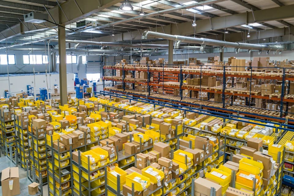 Logistics professionals reviewing freight requirements